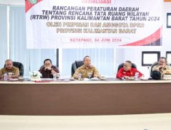 MEWAKILI BUPATI, SEKDA KETAPANG BUKA SOSIALISASI RAPERDA RENCANA TATA RUANG WILAYAH