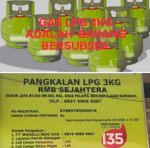 Warga  Kepulauan Karimata Rindukan GAS 3Kg Bersubsidi, Eksda KKU Bungkam