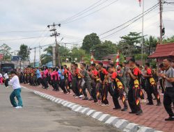 Sambut Hari Bhayangkara ke-78 Brimob Kalbar Ikuti Olahraga Bersama TNI/Polri