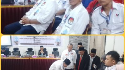 Alexander Wilyo dan Jamhuri Amir Resmi Mendaftar Sebagai Calon Bupati dan Calon Wakil Bupati Ketapang 2024-2029