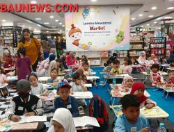 Ratusan Anak Antusias Ikut Lomba Mewarnai Gramedia