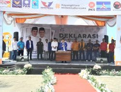 Deklarasi Calon Bupati dan Wakil Bupati Kayong Utara 2024, Romi Wijaya-Amru Chanwari : Fokus Perbaikan Infrastruktur dan Ekonomi Daerah