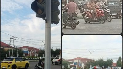 Sering Matinya Traffic Light di Perempatan RSUD Agoes Djam Ketapang Mengancam Keselamatan Pengendara