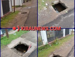 Lubang Drainase Menganga di Jalan H. Murni Ketapang, Bahaya bagi Pengguna Jalan