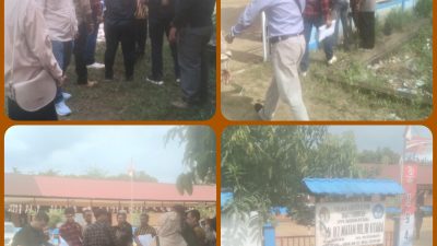 Sidang Lapangan PN Ketapang Terkait Sengketa Tanah SDN 01 Sungai Putri MHU