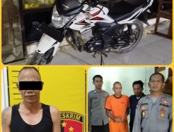 Gadaikan Motor Tetangga untuk Modal Judi, Seorang Pria Diamankan Polisi