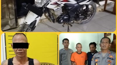 Gadaikan Motor Tetangga untuk Modal Judi, Seorang Pria Diamankan Polisi