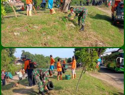 Tumbuhkan Kesadaran Masyarakat Pentingnya Kebersihan,Berikan Contoh Babinsa Gilingan Terjun Kelapangan 