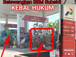 Diduga SPBU 64 788 14 Selewengkan BBM Subsidi Tidak Tersentuh Hukum