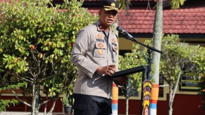 Pimpin Apel Pagi, Wakapolres Ketapang Tekankan Netralitas kepada Anggota Polres