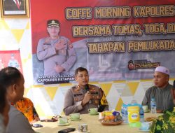 Perkuat Sinergi Jaga Kamtibmas, Kapolres Coffee Morning Bersama Para Tokoh di Ketapang