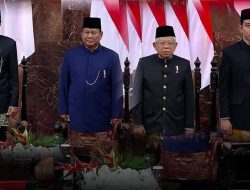 Pelantikan Presiden dan Wakil Presiden 2024: Joko Widodo,Prabowo,KH.Ma’ruf amin dan Gibran Kompak Kenakan Baju Adat Ujung Serong Budaya Betawi