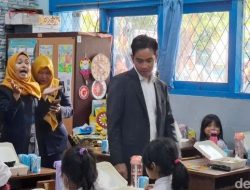 Wapres Gibran sambangi SDN 03 Menteng dalam rangka uji coba program makanan bergizi gratis