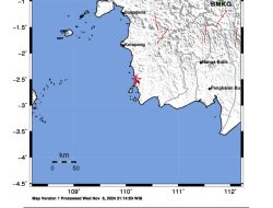 GEMPABUMI TEKTONIK M 2.5 MENGGUNCANG WILAYAH KENDAWANGAN