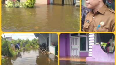 Banjir Rob Melanda, Lurah Sampit Imbau Warga untuk Siaga