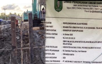 Alat Yang Digunakan Tidak Sesuai Spesifikasi Jembatan 4,8 M Disorot Publik