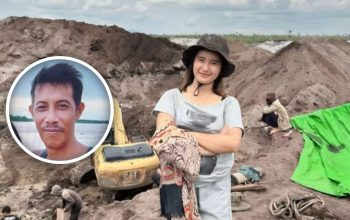 VIRAL TIKTOK! Aktivitas Tambang Emas di Pematang Gadung, Diduga Dikelola Junaidi Alias Adi, Gunakan Mesin Dompeng dan Alat Berat