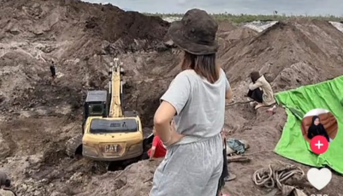 Heboh! Akun TikTok “Vaa” Hapus Postingan Tambang Ayahnya usai Viral. Publik Desak APH Untuk Segera Tertibkan PETI Di Pematang Gadung