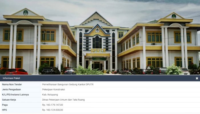 DI TENGAH STATUS TERINDIKASI PELANGGARAN: CV Bungsu Putra Perkasa Tetap Dapat Kontrak Penunjukan Langsung DPUTR