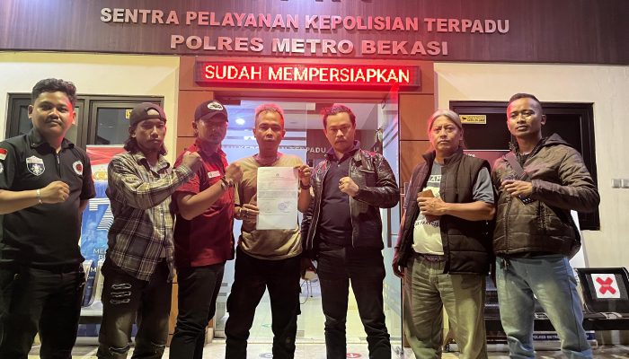 Polres Metro Bekasi Minta Tangkap Pelaku Usaha ilegal Yang Sudah Pengeroyokan Aniyaya Wartawan Sedang Bertugas 