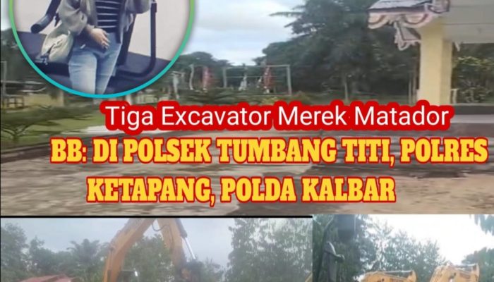 YL BUNGKAM:KLARIFIKASI DATANG DARI PENGGANTI, AKUI PAKAI DUA UNIT EKSKAVATOR “MATADOR”