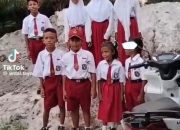 VIRAL! Akses Jalan Sekolah Diputus, Anak-anak Mengadu ke Prabowo – Perusahaan: Itu Jalan Kami, Sudah Dikoordinasikan