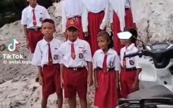 VIRAL! Akses Jalan Sekolah Diputus, Anak-anak Mengadu ke Prabowo – Perusahaan: Itu Jalan Kami, Sudah Dikoordinasikan